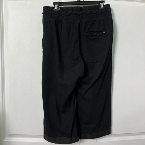 Cheap Monday Flow Crop  Jaded Black Pants Pull On Small - Picture 4 of 8